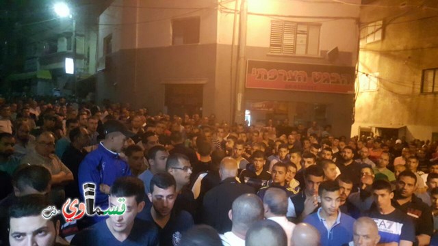  ام الفحم: المئات في تشييع جثمان المرحوم محمد رأفت سعادة ضحية حادثة إطلاق النار